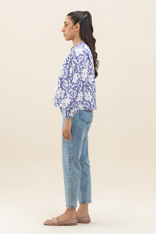 RAGLAN PRINTED BLOUSE