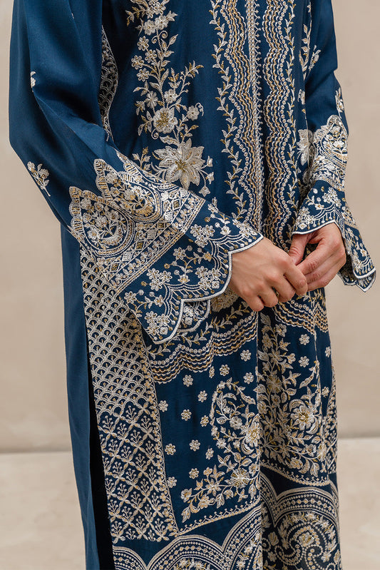 EMBROIDERED SILK SHIRT (LUXURY-PRET)