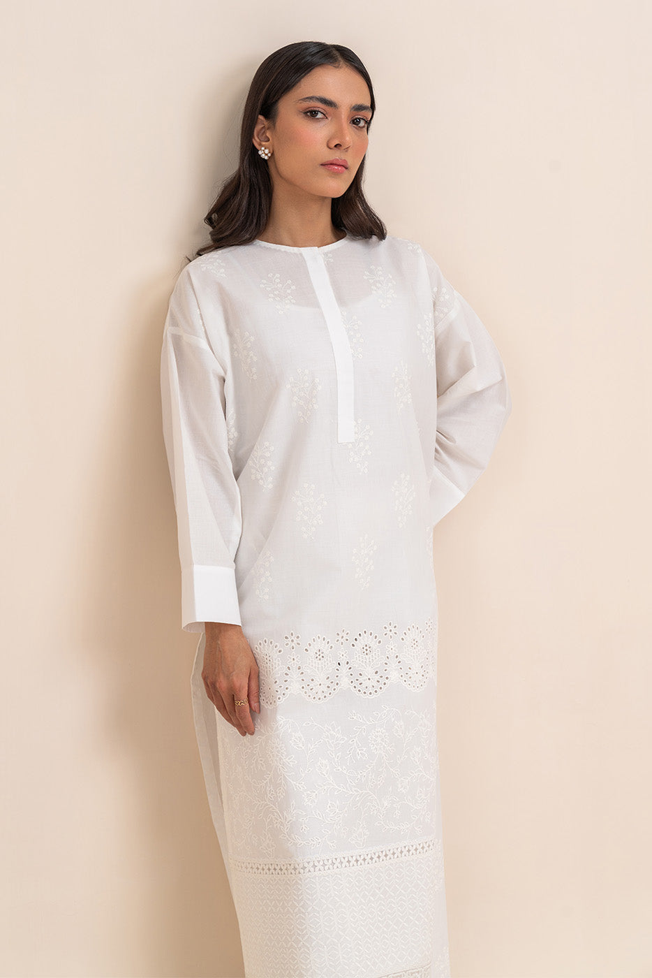 2 PIECE EMBROIDERED LAWN SUIT (PRET)