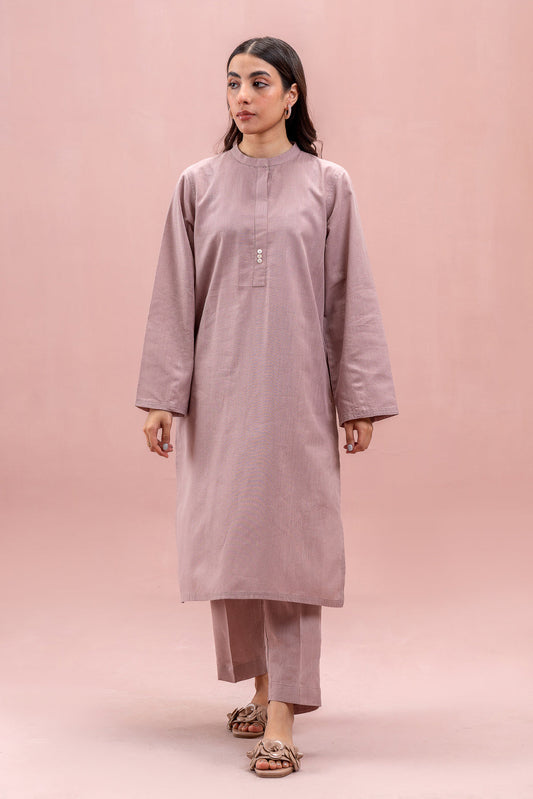 2 PIECE BASIC LINEN SUIT (PRET)