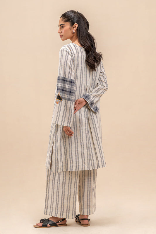 2 PIECE BASIC DOBBY SUIT (PRET)
