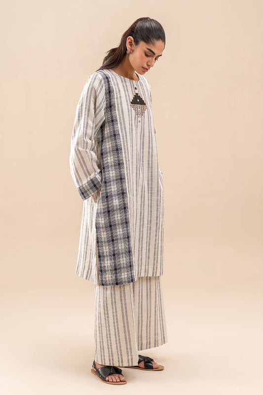 2 PIECE BASIC DOBBY SUIT (PRET)