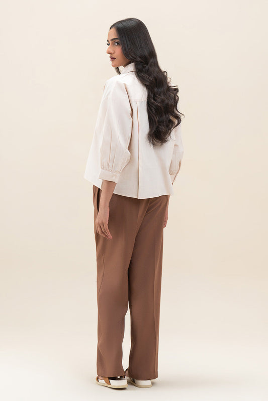 BUTTON-DOWN DROP SHOULDER SHIRT