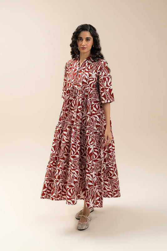 PRINTED LONG DRESS