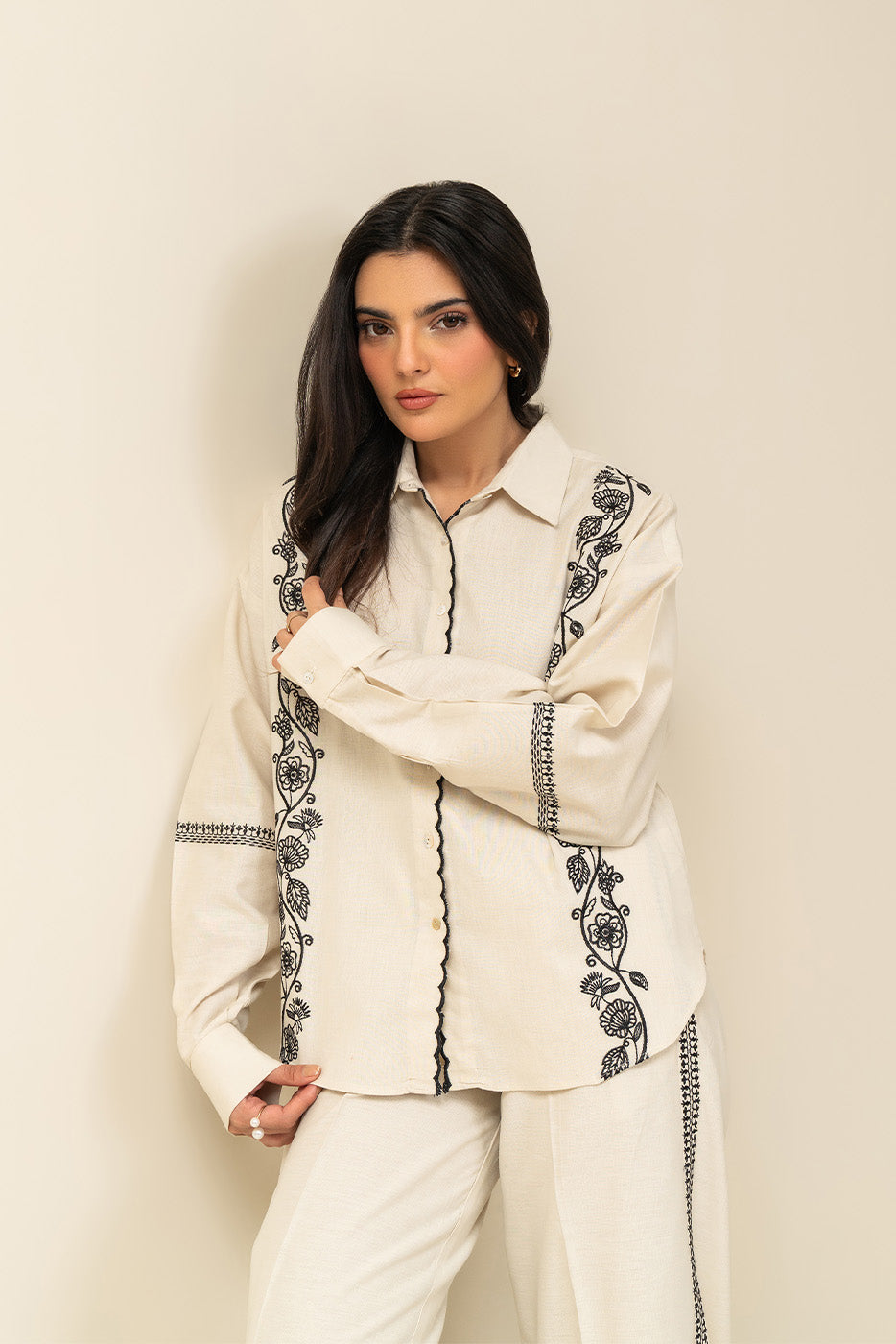 EMBROIDERED CO-ORD SET