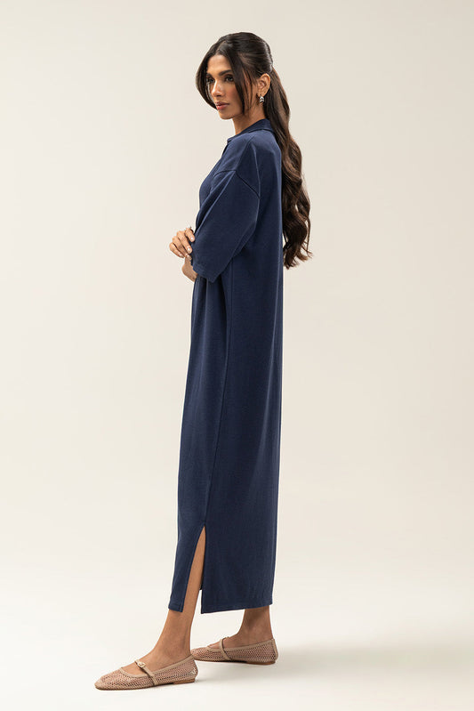 COLLAR V-NECK DRESS
