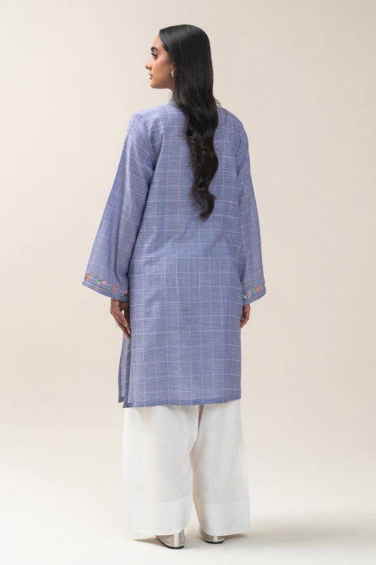 EMBROIDERED YARN DYED SHIRT (PRET)