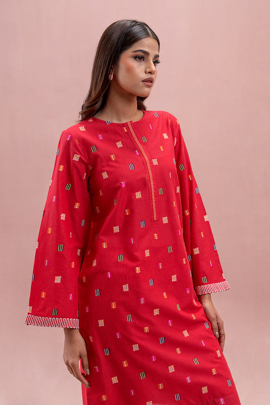 2 PIECE EMBROIDERED KARANDI SUIT (PRET)