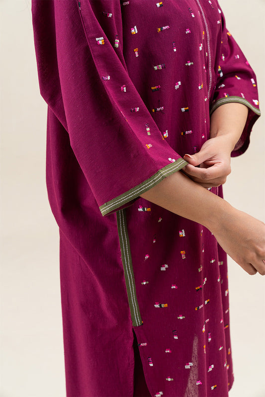 2 PIECE EMBROIDERED NEPS KARNDI SUIT (PRET)