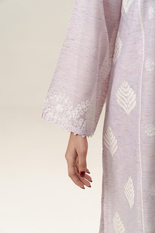 2 PIECE EMBROIDERED SPACE DYED MULTI NAPS SUIT (PRET)