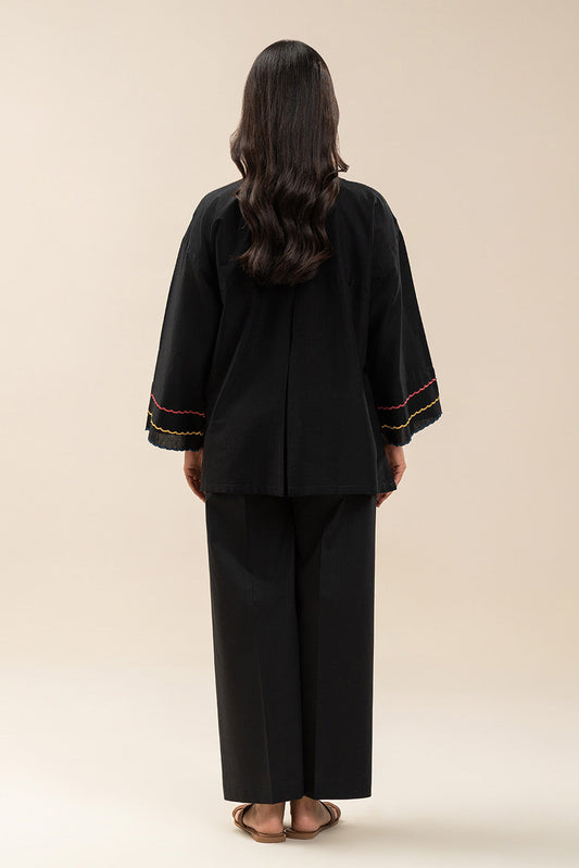 EMBROIDERED CAMBRIC TOP (PRET)