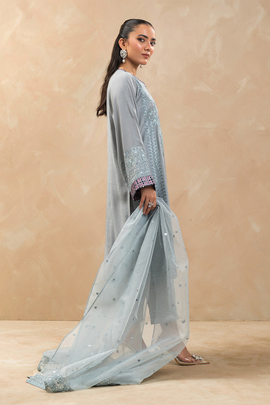 3 PIECE LUXURY RAW SILK SUIT (LUXURY-PRET)