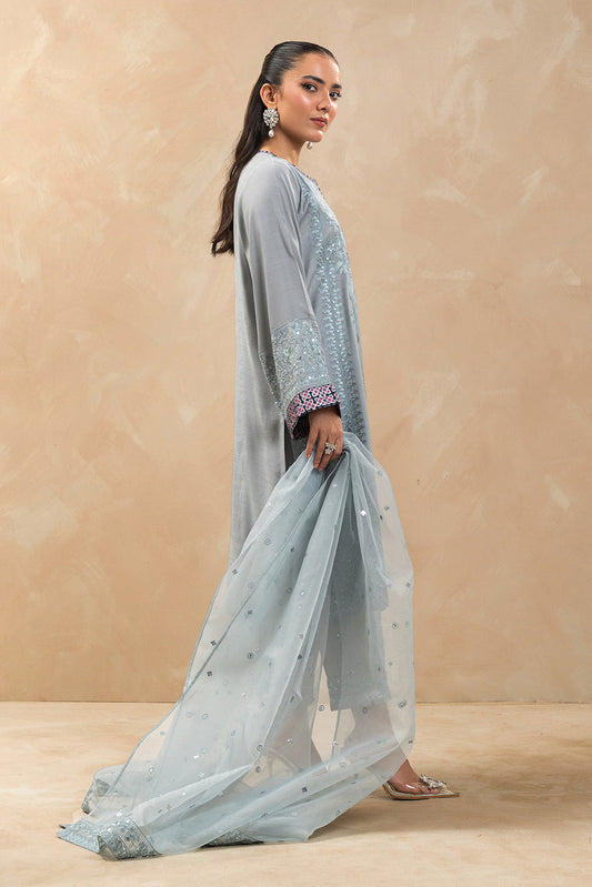 3 PIECE LUXURY RAW SILK SUIT (LUXURY-PRET)