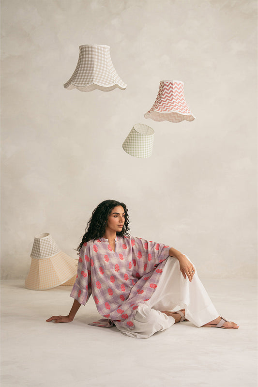 BASIC CHECK JACQUARD SHIRT (PRET)