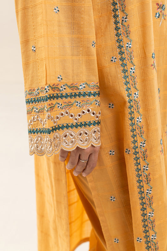 2 PIECE EMBROIDERED DORIA SUIT (PRET)