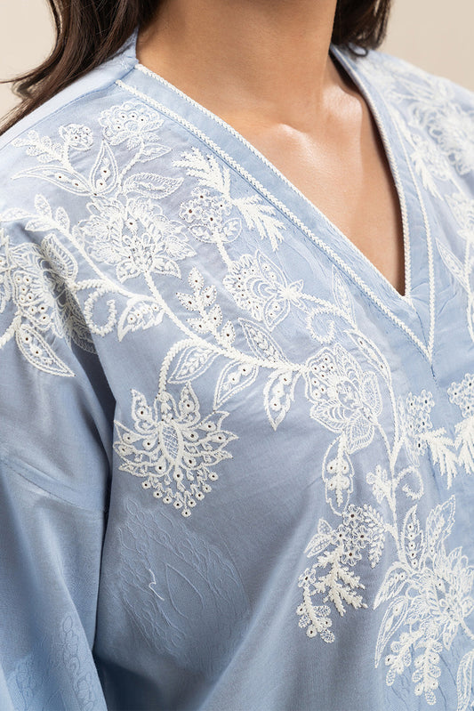 EMBROIDERED BROCHIA SHIRT (PRET)