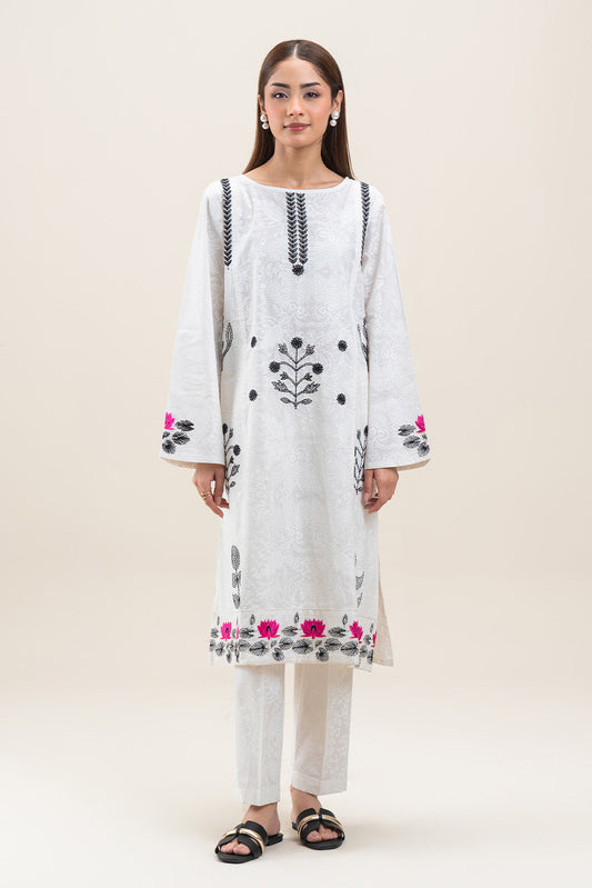 2 PIECE EMBROIDERED LAWN SUIT (PRET)
