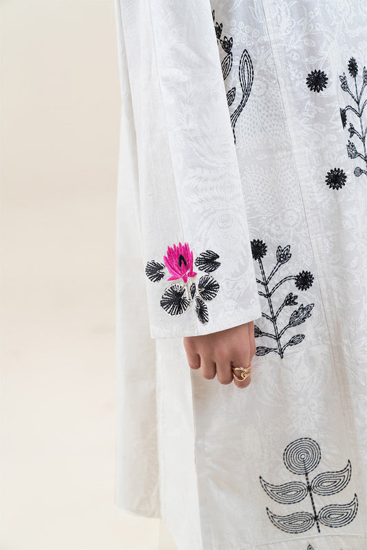 2 PIECE EMBROIDERED LAWN SUIT (PRET)