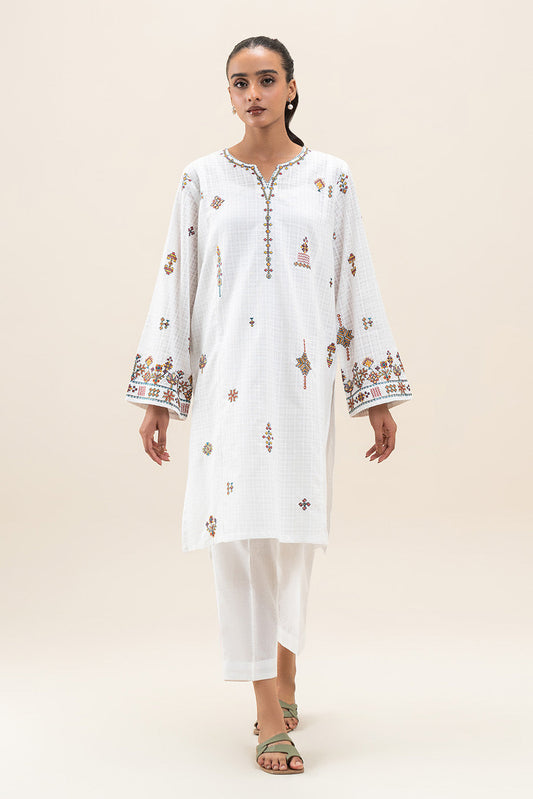 2 PIECE EMBROIDERED DORIA SUIT (PRET)