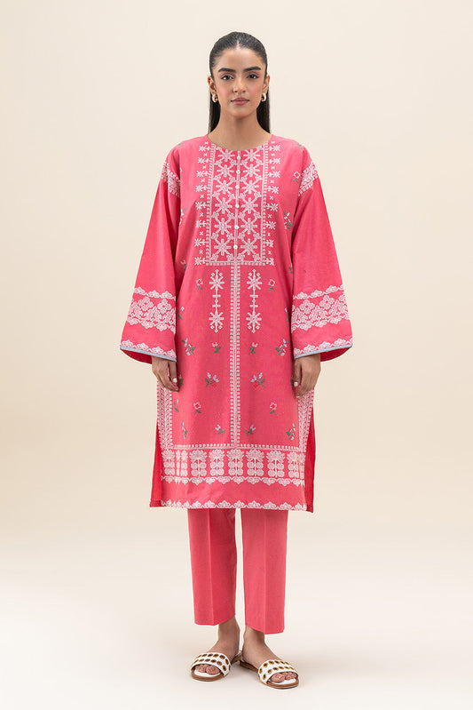 2 PIECE EMBROIDERED MULTI NEPS SUIT (PRET)