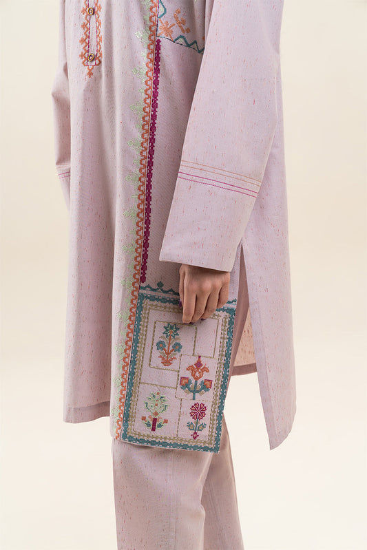 2 PIECE EMBROIDERED MULTI NEPS SUIT (PRET)