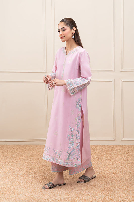 2 PIECE EMBROIDERED LAWN SUIT (PRET)