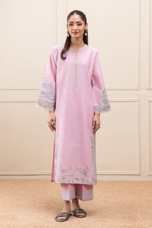 2 PIECE EMBROIDERED LAWN SUIT (PRET)