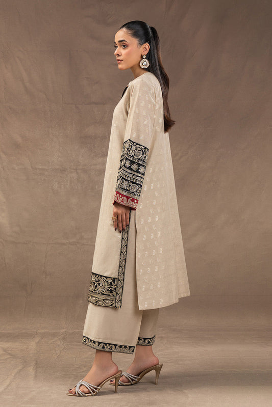 2 PIECE EMBROIDERED FANCY BADLA SUIT (LUXURY PRET)