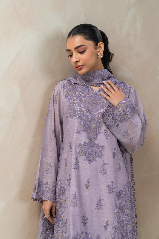 3 PIECE EMBROIDERED MONARK SUIT (LUXURY-PRET)