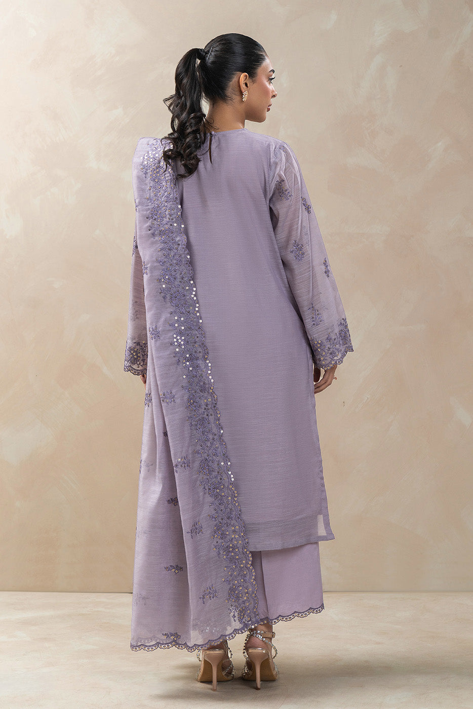 3 PIECE EMBROIDERED MONARK SUIT (LUXURY-PRET)