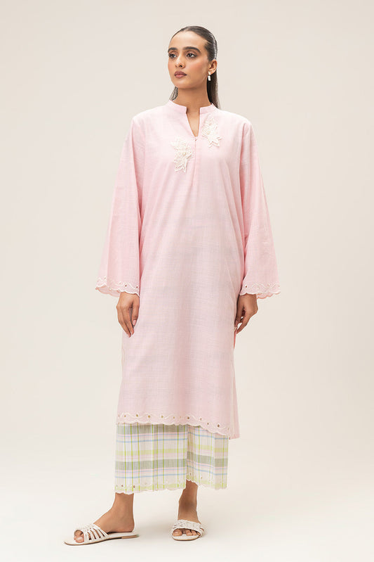 2 PIECE EMBROIDERED TWO WAY SLUB SUIT (PRET)