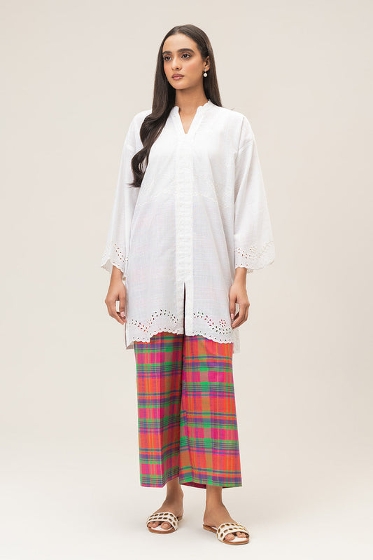 2 PIECE EMBROIDERED TWO WAY SLUB SUIT (PRET)