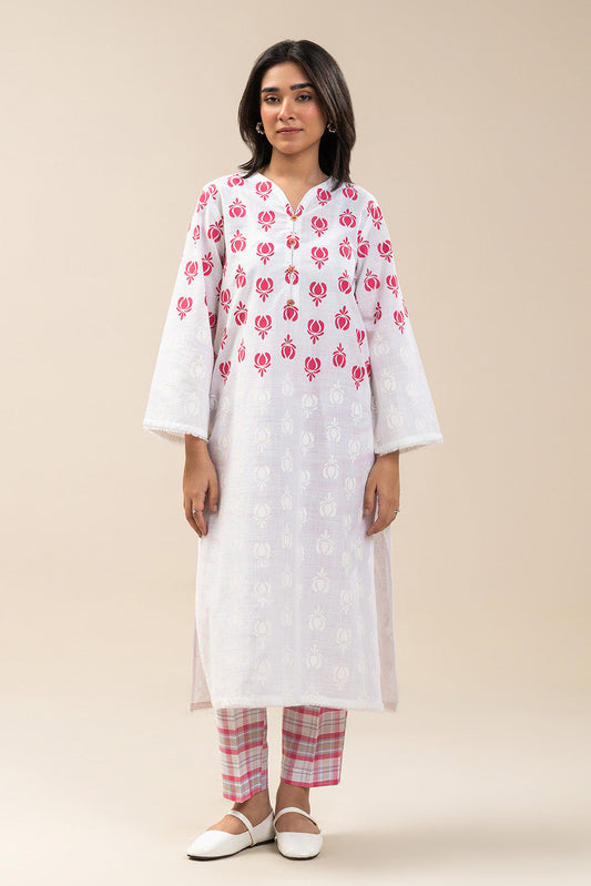 2 PIECE PRINTED TWO WAY SLUB SUIT (PRET)