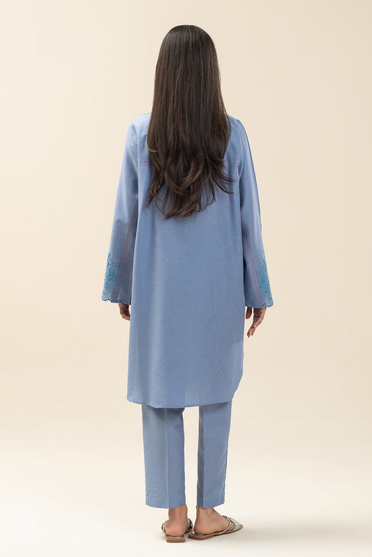 2 PIECE EMBROIDERED NEON NEPS SUIT (PRET)