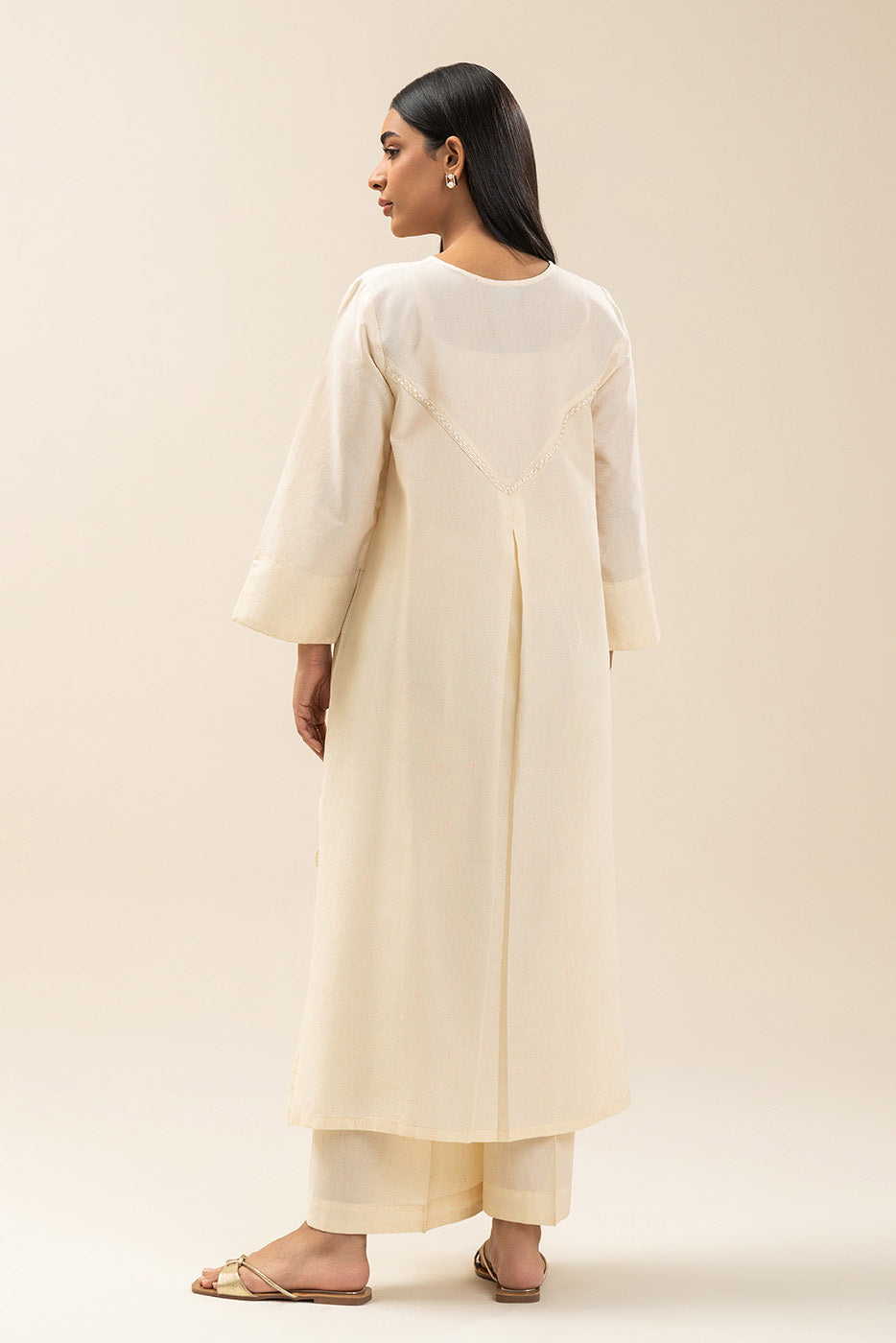 2 PIECE EMBROIDERED NEON NEPS SUIT (PRET)