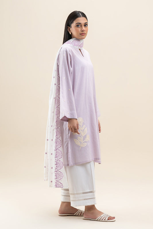 2 PIECE EMBROIDERED DORIA SUIT (PRET)