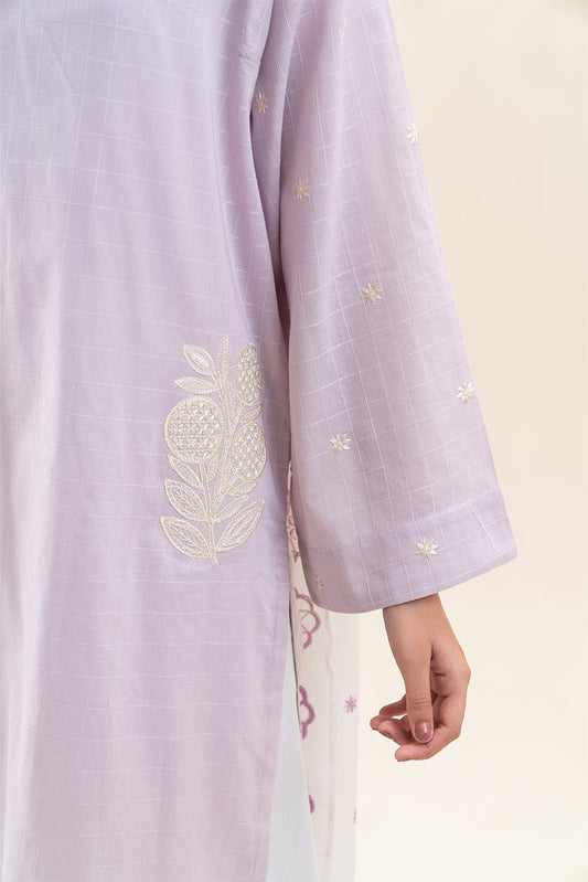 2 PIECE EMBROIDERED DORIA SUIT (PRET)