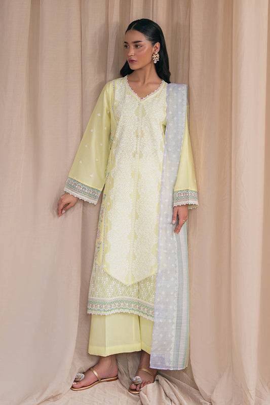 3 EMBROIDERED LAWN SUIT (PRET)