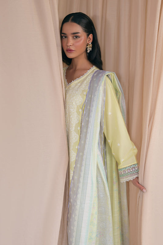 3 EMBROIDERED LAWN SUIT (PRET)