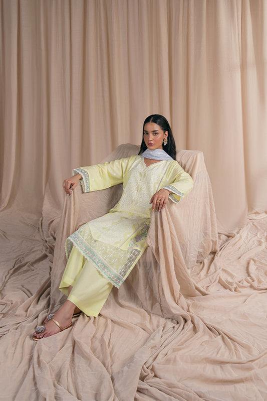 3 EMBROIDERED LAWN SUIT (PRET)