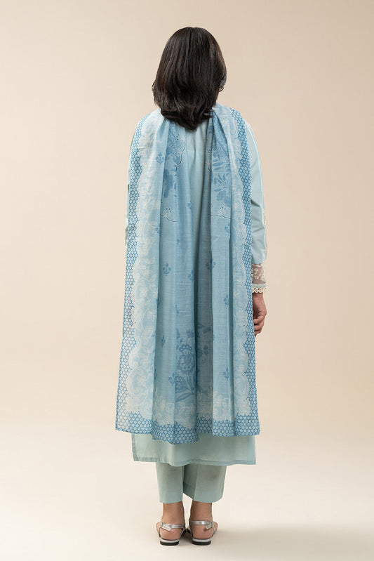 3 PIECE EMBROIDERED LAWN SUIT (PRET)