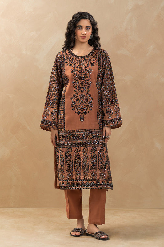 2 PIECE EMBROIDERED MONARK SUIT (LUXURY-PRET)