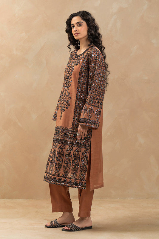 2 PIECE EMBROIDERED MONARK SUIT (LUXURY-PRET)