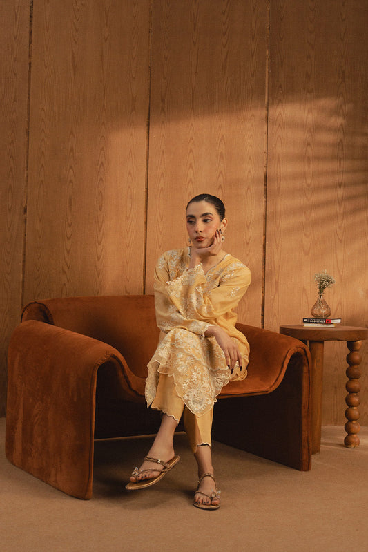 3 PIECE EMBROIDERED MONARK SUIT (LUXURY PRET)