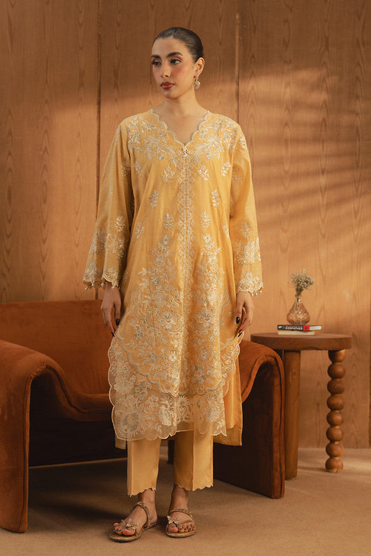 3 PIECE EMBROIDERED MONARK SUIT (LUXURY PRET)