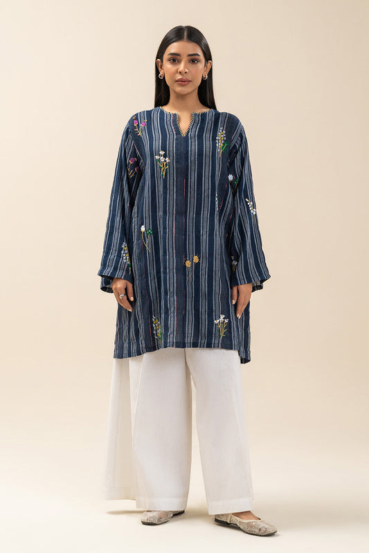 EMBROIDERED YARN DYED SHIRT (PRET)