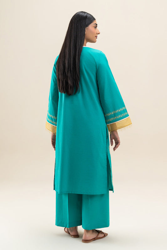 2 PIECE EMBROIDERED LAWN SUIT (PRET)
