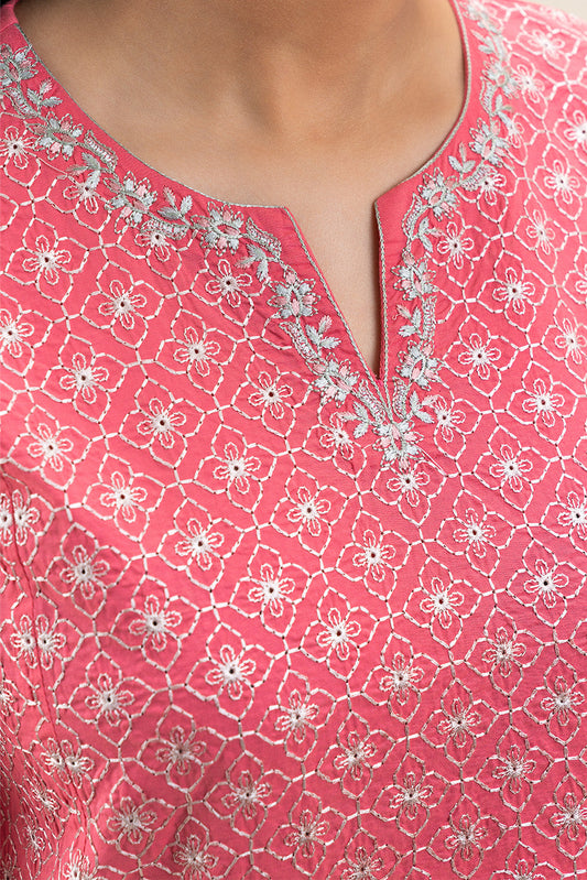 EMBROIDERED LAWN SHIRT (PRET)