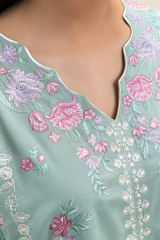 EMBROIDERED LAWN SHIRT (PRET)