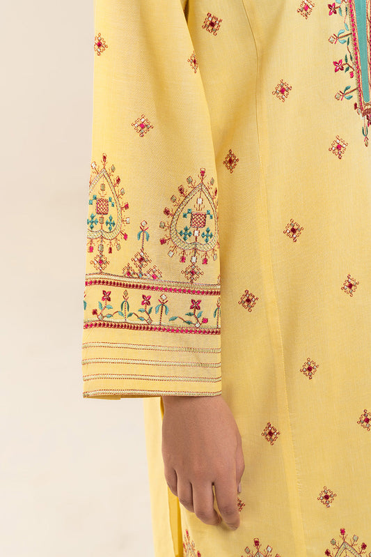 EMBROIDERED CHAMBRAY SHIRT (PRET)